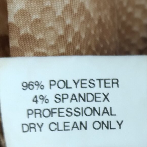 Ronny Kobo Tri Color Long Sleeve  Asymmetrical  BodyCon  Snake Print  Dress Sz S - Picture 8 of 10